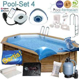 Gre Holzpool Canelle 2,   5,36 x 3,36 x 1,17m Set 4