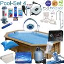 Gre Holzpool Canelle 5,51 x 3,51 x 1,19 m Set 4