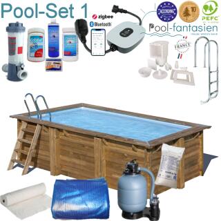Gre Holzpool Marbella 4,27 x 2,77 x 1,19 m Set 1