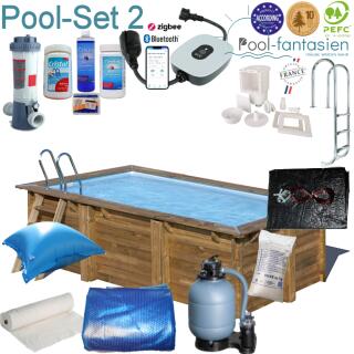 Gre Holzpool Marbella 4,27 x 2,77 x 1,19 m Set 2