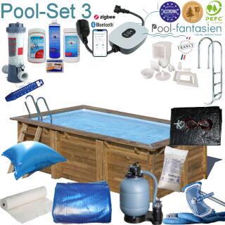 Gre Holzpool Marbella 4,27 x 2,77 x 1,19 m Set 3