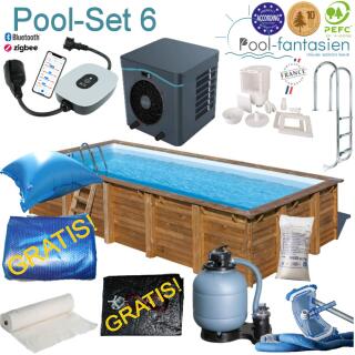 Gre Holzpool Evora 6,20  x 4,20 x 1,33 m Set 6