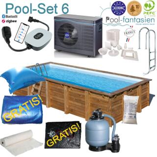 Gre Holzpool Braga 8,15  x 4,21 x 1,46 m Set 6