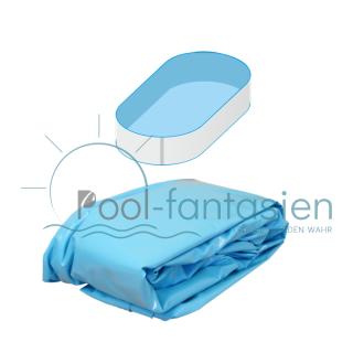 Interline Poolfolie 0,4 mm, blau f&uuml;r Ovalbecken