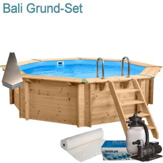 Interline Holzpool Bali 5,30 x1,36 m Standard-Set
