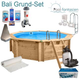Interline Holzpool Bali 5,30x1,36m Standard-Set