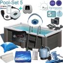 Gre Composite Kinderpool 315 x 175 x 96 cm SET 5