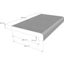 Beckenrandsteine Scandi-Roc Athen Rund 5,0 m OFF WHITE
