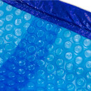 Exclusiv Solarabdeckplane mit Randverst&auml;rkung Oval 530 x 320 cm | 400&micro;