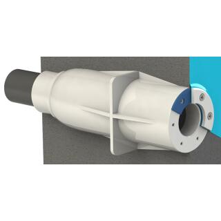 3x Folien und Betonbecken Ausg. Klebeanschluss Ø50mm